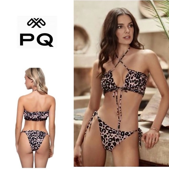 New. PQ Swim Nala Tie Side Bikini Bottom. Style Teenie or Full. Retails $72 - Picture 1 of 12
